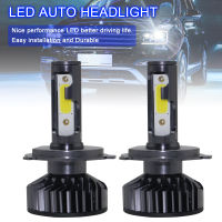 ไฟหน้ารถ LED สูง/ต่ำ2ชิ้น H4 / HB2 / 9003 EV8 60W 8000LM 6500K