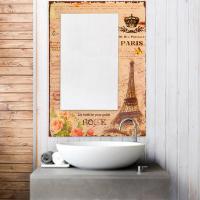 U-RO DECOR รุ่น ROSE PARIS-A กระจก ดีไซน์ ขนาด 50X70 ซม.