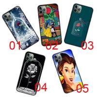 DB-454 Beauty and The Beast Black ซิลิโคน เคสโทรศัพท์ ปก หรับ iPhone G31 Moto G41 G22 G42 13 14 G51 G52 12 G1000 G71 Max Plus Mini Pro