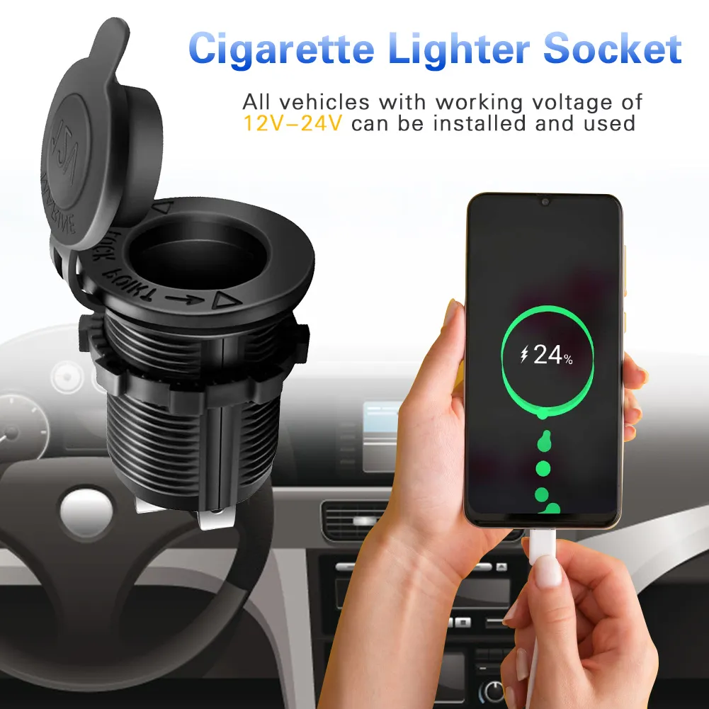 diy cigarette lighter socket