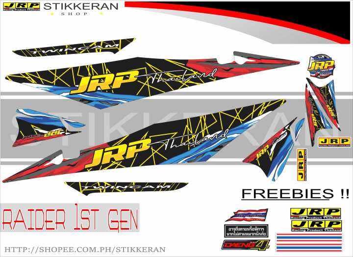 SUZUKI RAIDER 1ST GEN. JRP THAI DECALS | Lazada PH