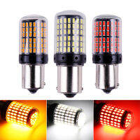 Canbus Led Blubs สำหรับไฟเลี้ยว12V 1156 1157 144 SMD รถย้อนกลับเบรคที่จอดรถโคมไฟเบรคสูงหมอก Light