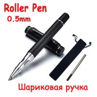 ปากกาสีดำด้าน0.5มม. สีดำ/น้ำเงินหมึกปากกาลูกลื่นคุณภาพสูงสำหรับนักเรียนปากกาของขวัญอุปกรณ์เครื่องเขียนสำนักงาน