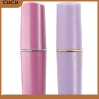 CUCU 2Pcs พลาสติกทำจากพลาสติก ซ่อน-A-สำรอง-คีย์ รูปร่างลิปสติก แรนด์สี กล่องใส่ยา เครื่องประดับสำหรับตกแต่ง กล่องเก็บกุญแจ กิจกรรมกลางแจ้งกลางแจ้ง