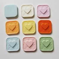 10pieces 30-26mm diy resin New Cute square heart shape flat back sticker Scrapbook Jewelry Craft Decoration Accessories 2022