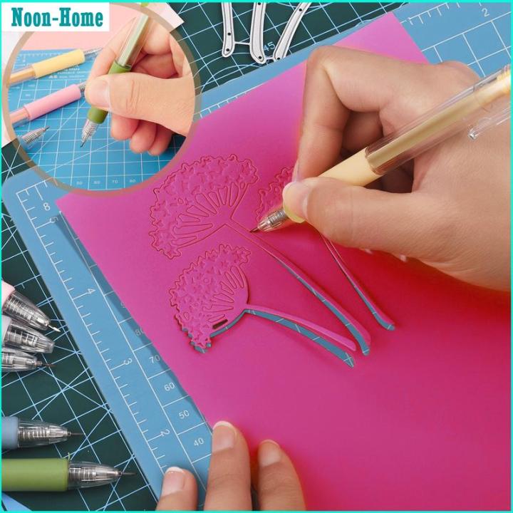 Carving Pen Innovative Convenient 360 Degree Rotatable Craft Paper  Scrapbooking Stencil Cutter Cutting Tool for Home