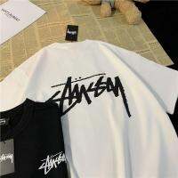○ Heavy cotton 100 Stuˉssˉy American version short-sleeved T-shirt loose hip-hop male and female couple half-sleeved T-shirt