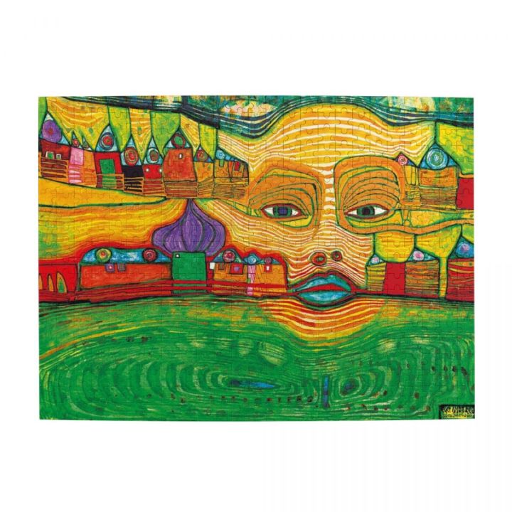 hundertwasser-irinaland-over-the-balkans-1969-wooden-jigsaw-puzzle-500-pieces-educational-toy-painting-art-decor-decompression-toys-500pcs