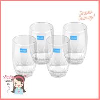 แก้วน้ำ 335ml OCEAN GLASS JUBILEE แพ็ค 4 ใบTUMBLER 335ml OCEAN GLASS JUBILEE PACK 4 **หมดแล้วหมดเลย**