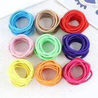 【cw】 Pcs 50X4mm Colorful Rubber Elastic Hair Bands School Office Band Kids Accessories Ties