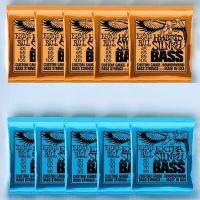 ERNIE BALL 10 ชิ้นขายส่งเบสเชือกไฟฟ้า Trend Rock Pop Music Guitar Chord Trend Rock 4-5 สาย 2833 2824 2836 2835-DFDAG STORE