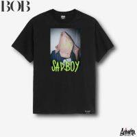 BOB 11.11. SALE  ® เสื้อ Oversize รุ่น Sad Boy โจร Jone สีดำ ( ลิขสิทธิ์แท้ ) เสื้อตัวใหญ่ M L OS