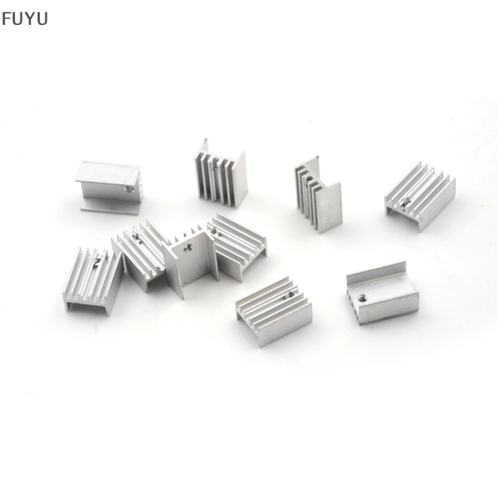 fuyu-10x-ชุดฮีทซิงค์อลูมิเนียมสำหรับ-220ทรานซิสเตอร์20x15x10mm