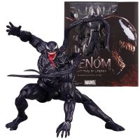 Venom SHF Spider Man Marvel Legends ตุ๊กตาขยับแขนขาได้ของเล่นเคลื่อนย้ายได้ร่วมเปลี่ยนตุ๊กตาแบบจำลองพระเยซูของสะสมสำหรับเป็นของขวัญ