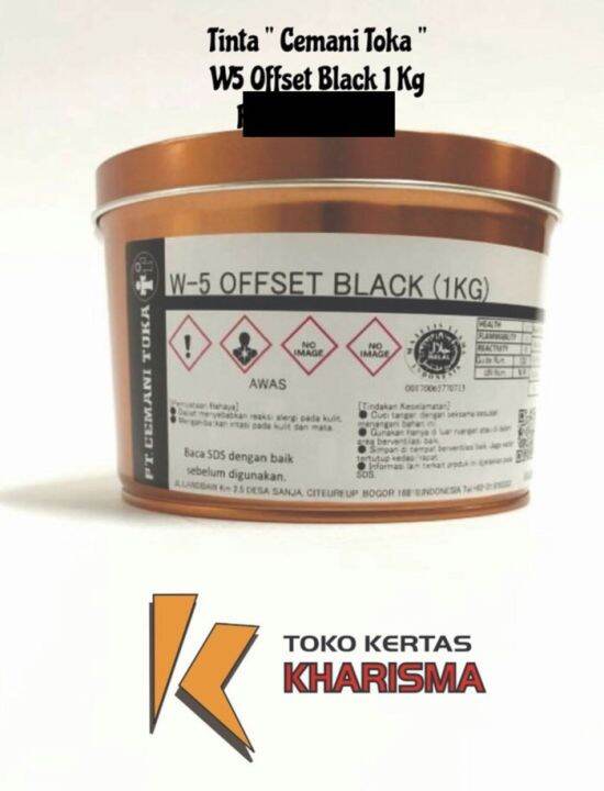 Tinta Tinta Cetak Cemani Toka W Offset Black Tinta Lazada Indonesia