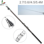 Weihe 2.7m 3.6m 4.5m 5.4m Telescopic Rock Carp Fishing Rod Carbon Fiber