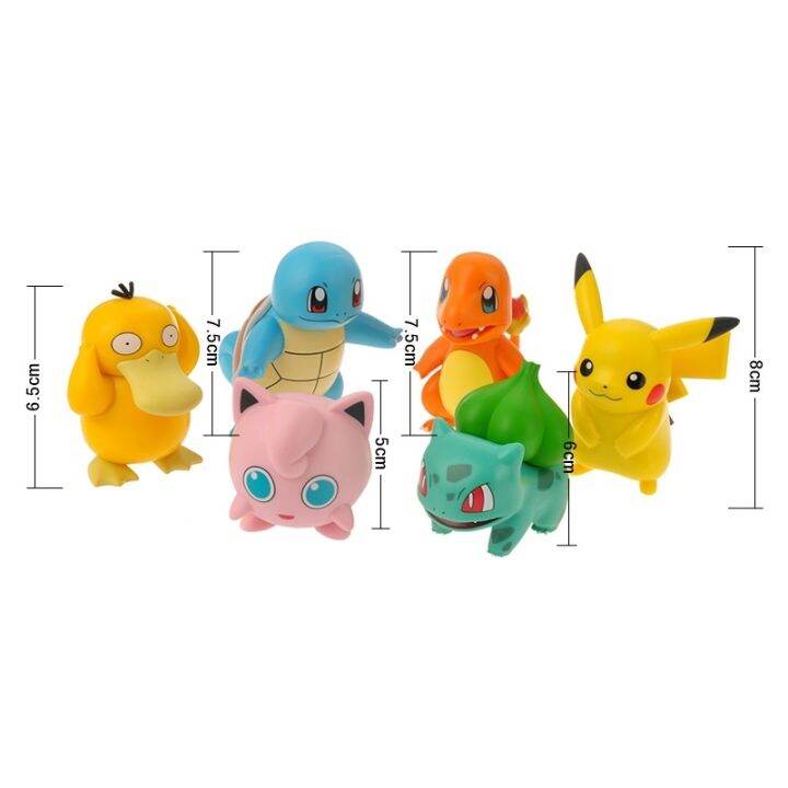 ภาพอนิเมะโปเกมอน-tomy-pikachu-psyduck-squirtle-jigglypuff-bulbasaur-รุ่นชุดของเล่น-kawaii-6ประเภทสำหรับคอลเล็กชันเด็กของขวัญพร้อม-stockjssdv9ec82