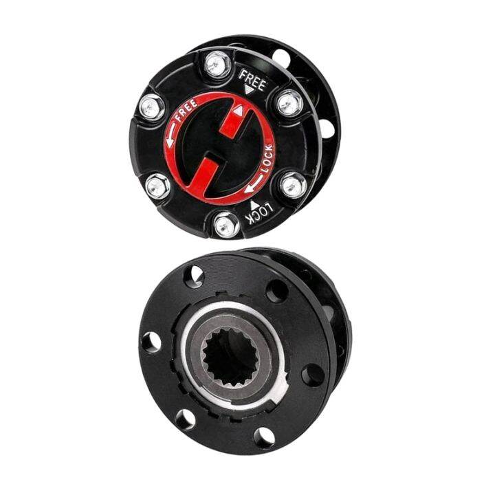 2Pcs Front Wheel Locking Hubs Wheel Clutch Bearing Hub Lock 17 Spline