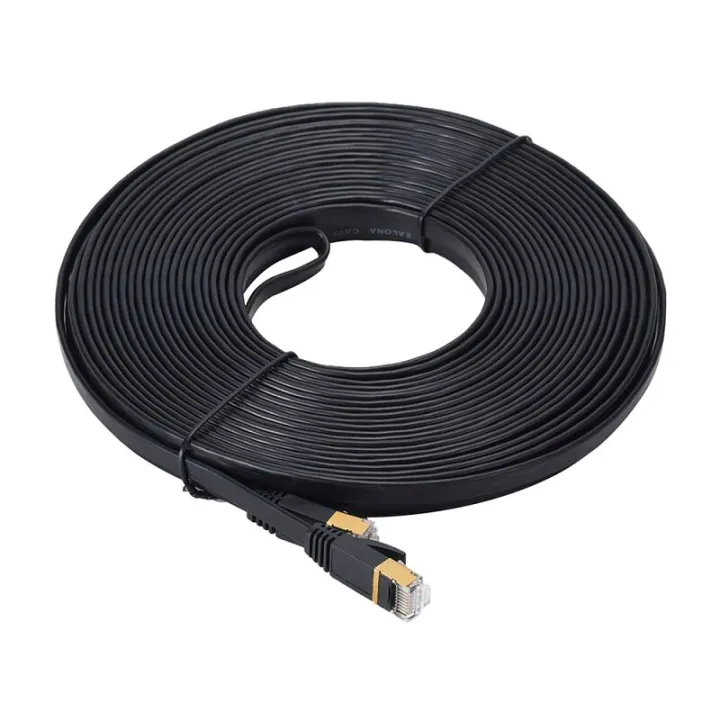 Ethernet Cable Cat7 Flat 30m Black Lazada Ph