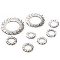 M2.5 M3 M4 M5 M6 M8 M10 M12 M14 M16 M18 M20 304 Stainless Steel External Toothed Serrated Lock Washer Gasket GB862.2 DIN6798A