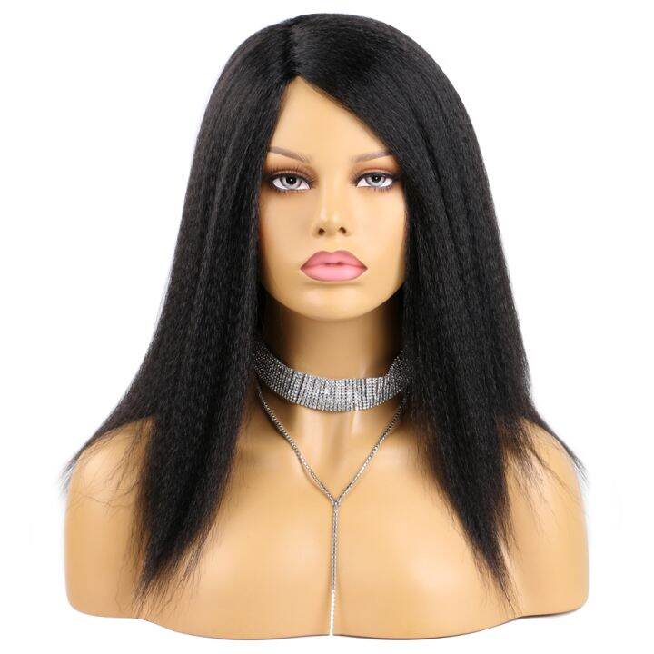 natural-soft-afro-kinky-straight-hair-wigs-14-inch-synthetic-yaki-hair-wig-for-african-women-wigs-daily-use