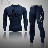 2021Mens Short Sleeve Compression Sportswear Suits Gym Tights Training Clothes Workout Jogging Sports Set Running Rashguard For Men