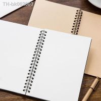 ◊✖ STONEGO Soft Cover Spiral Notebook Natural Environmentally Blank Sketch Book Pad Notepad Unlined Kraft Paper Cover