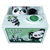 Cute Cat Panda Stealing Coin Money Saving Box Electric Piggy Bank Toy Kids Gift
