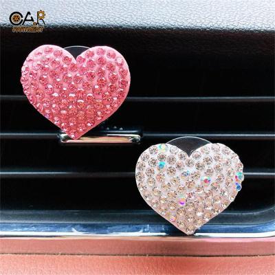 【DT】  hotUniversal Aromatherapy Clip Fashion Air Outlet Fragrance Clip Durable Heart-shaped Design Car Air Outlet Aromatherapy Clip