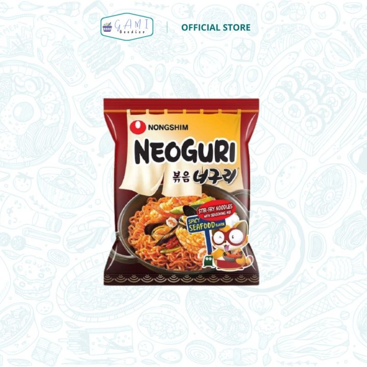 Nongshim Neoguri Stir-Fry Noodles Spicy Seafood | Lazada PH