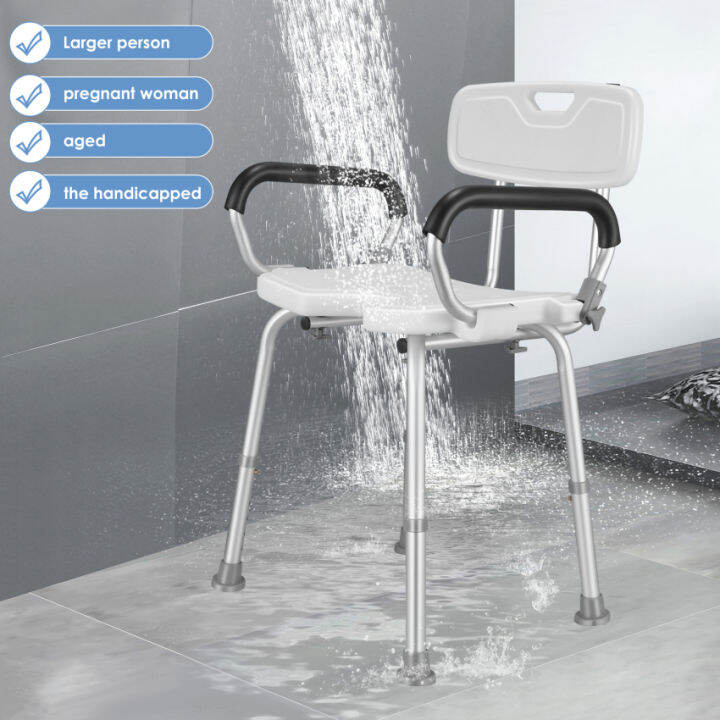 Drive Medical PreserveTech 360Degree Swivel Shower Chair with Arms