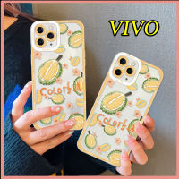 ??ผลไม้การ์ตูน เคสโทรศัพท์มือถือ ซิลิโคนนุ่ม TPU ใส For Vivo Y11 2019 Y3 Y12 Y15 Y17 Y50 Y30 Y20 Y20S Y21 Y12S  Y15S Y19 Y5s Y32 Y91C Y90 V23 5G Korea Hot เคสโทรศัพทใส กันกระแทก