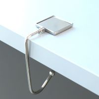 1Pc Portable Square Metal Hanger Hook Holder Folding Bag Handbag Hook Table Hook Festive Party Supplies Picture Hangers Hooks