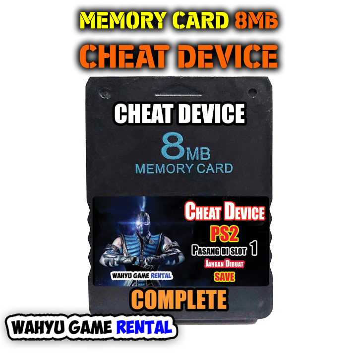 Memory Card PS2 Cheat Device Codebreaker Hardisk External Lazada