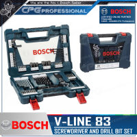 BOSCH ชุดดอกไขควง ดอกสว่าน 83 ชิ้น รุ่น V-Line 83 ++ของแท้100%++