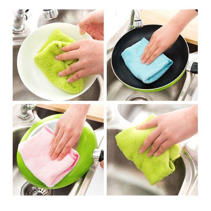 Microfiber Hand Towel Kitchen/Bathroom Soft Hand Towel Lazada PH