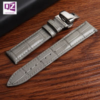 Grey Genuine Leather watchband 16mm 18mm 20mm 22mm cow leather watch strap gray color bracelet soft wristwatches band belts