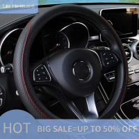 Lilei Car Auto STEERING WHEEL COVER ถุงมือไมโครไฟเบอร์ Breathable Anti-SLIP 15 /38cm