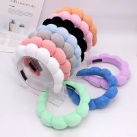 ☢  Puffy Makeup Spa Headband for Sponge Thick Hairbands Skincare Face Washing Headwear Shower Facial