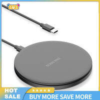 15W Smart Wireless Charger Thin Round Desktop Smart Charger Pad สำหรับหูฟัง Iphone