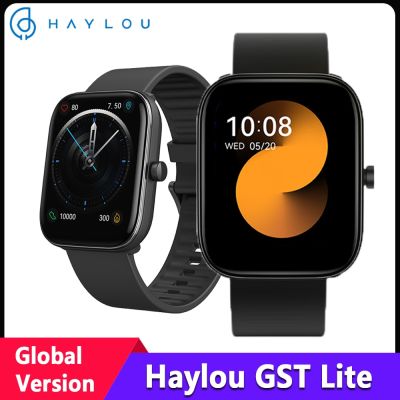 ZZOOI Original Haylou GST Lite Smartwatch 1.69" Large Screen Sleep Heart Rate SpO2 Monitor Fitness Tracker IP68 Waterproof Smart Watch