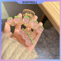 SUNYMALL ลูกพีช กิ๊บ แฟชั่น นางสาว ชั้นเรียนผม น่ารัก สีชมพู ก้ามปู สาว อุปกรณ์ผม