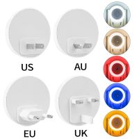 6pcs/lot Mini Led Night Light Wall Lamp EU/AU/US/UK Plug Auto Motion Sensor 110V 220V for Bedroom Kids Room Smart Nightlight