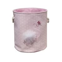 Baby Laundry Basket Cute Pink Box Foldable Toy Storage Bucket Dirty Clothes Basket Canvas Toys Organizer Cesto Ropa Cartoon