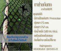 ตาข่ายป้องกันสารUV Protection ขนาด 4x5 m. Safetynet  ตาข่ายกันเศษวัสดุจากงานก่อสร้าง ตาข่ายกันคนตก พร้อมร้อยเชือกขอบ