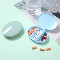 【YF】 Portable 3 Girds Plastic Pill box Health Care Travel Organizer Cases Medicine Dispenser Storage Box Tiny Easy to Carry