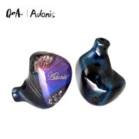 QOA Adonis CNC Resin Wooden Shell In Ear Monitor 10mm DD+2BA Hybrid Driver Unit HIFI Earbud with Detach 2pin Cable DJ Stage IEM