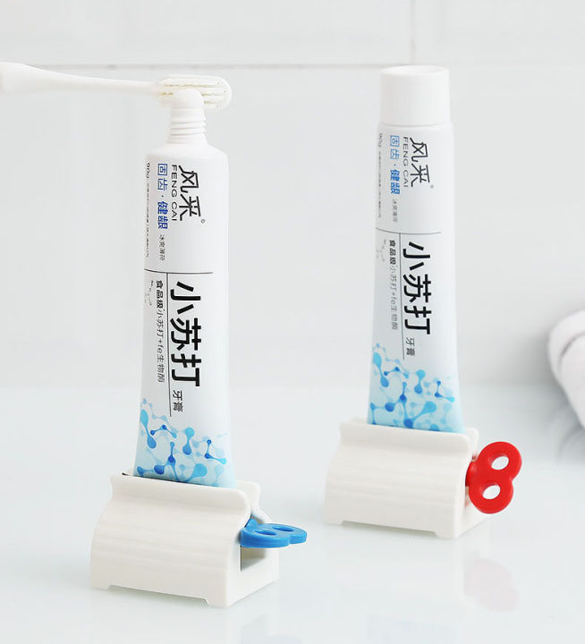 mno-9-toothpaste-squeezer-ที่บีบยาสีฟัน-บีบยาสีฟัน-อุปกรณ์บีบยาสีฟัน-ที่หมุนยาสีฟัน-มือหมุน-ใช้งานง่าย