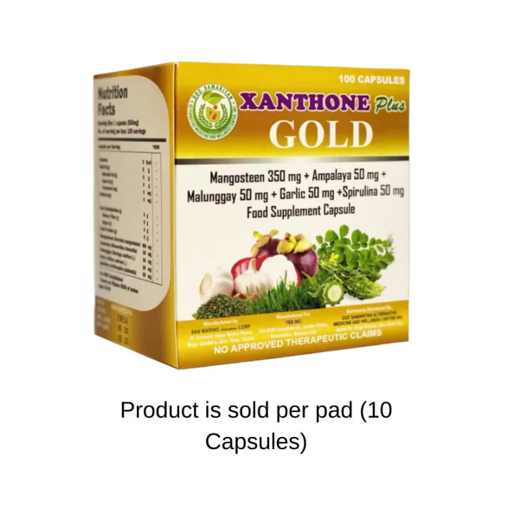 Xanthone Plus Gold Food Supplement Capsule (10 Capsules) Lazada PH