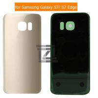 สำหรับ Samsung Galaxy S7 Edge เคส Galaxy ด้านหลัง S7ฝาครอบปลอกหุ้มช่องหลังกระจก G930 3เมตรกาวซ่อมแซมชิ้นส่วน5.1 5.5